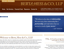 Tablet Screenshot of bertzhess.com